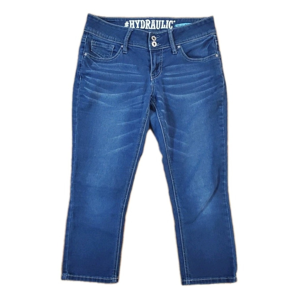Hydraulic Jeans Women's 11/12 Blue Low-Rise Bailey Skinny Pants